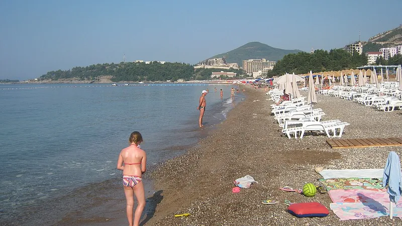 Festival na plaži u sumrak