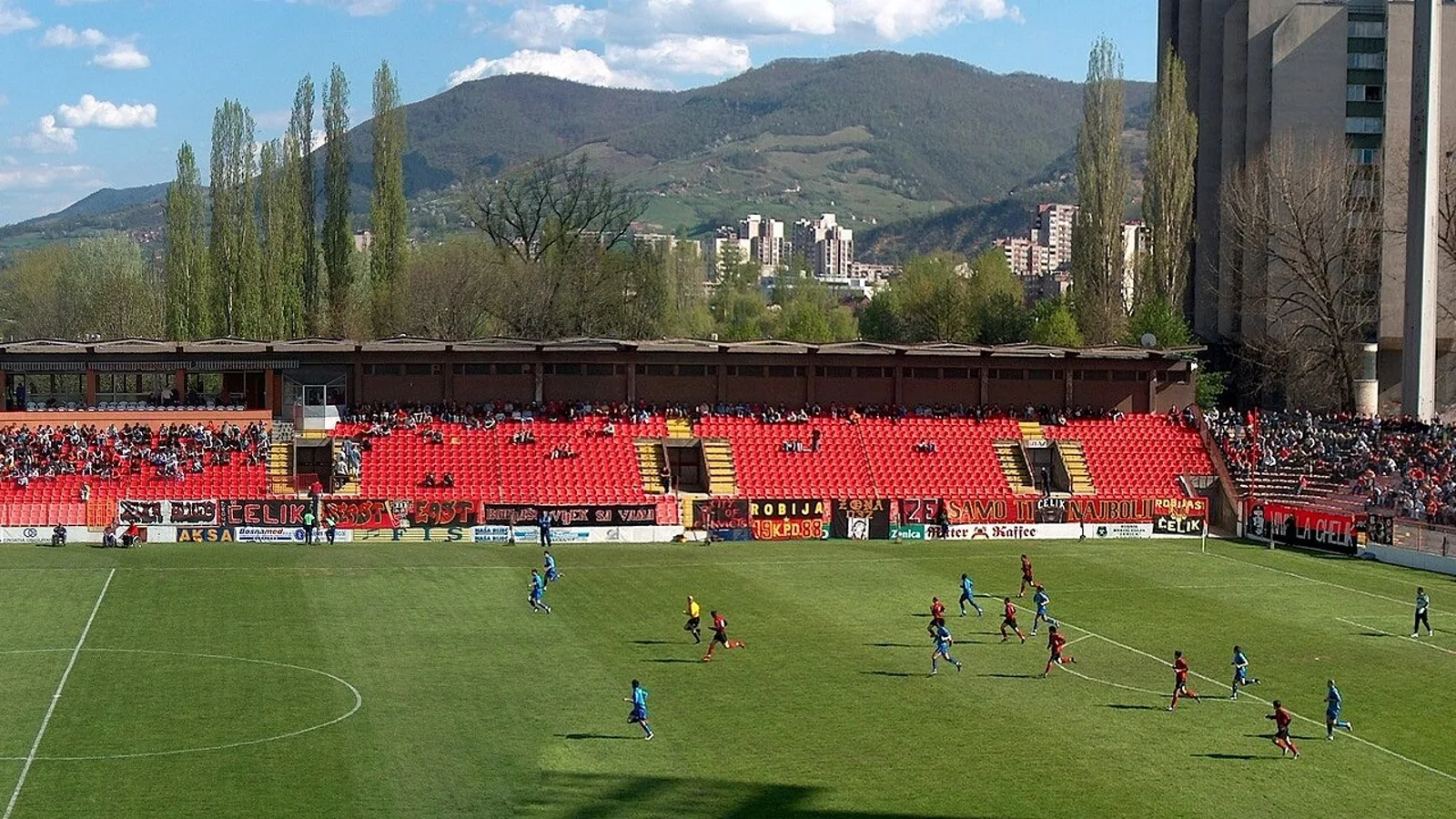 Stadion Bilino polje u Zenici, mjesto utakmice BiH i Švedske