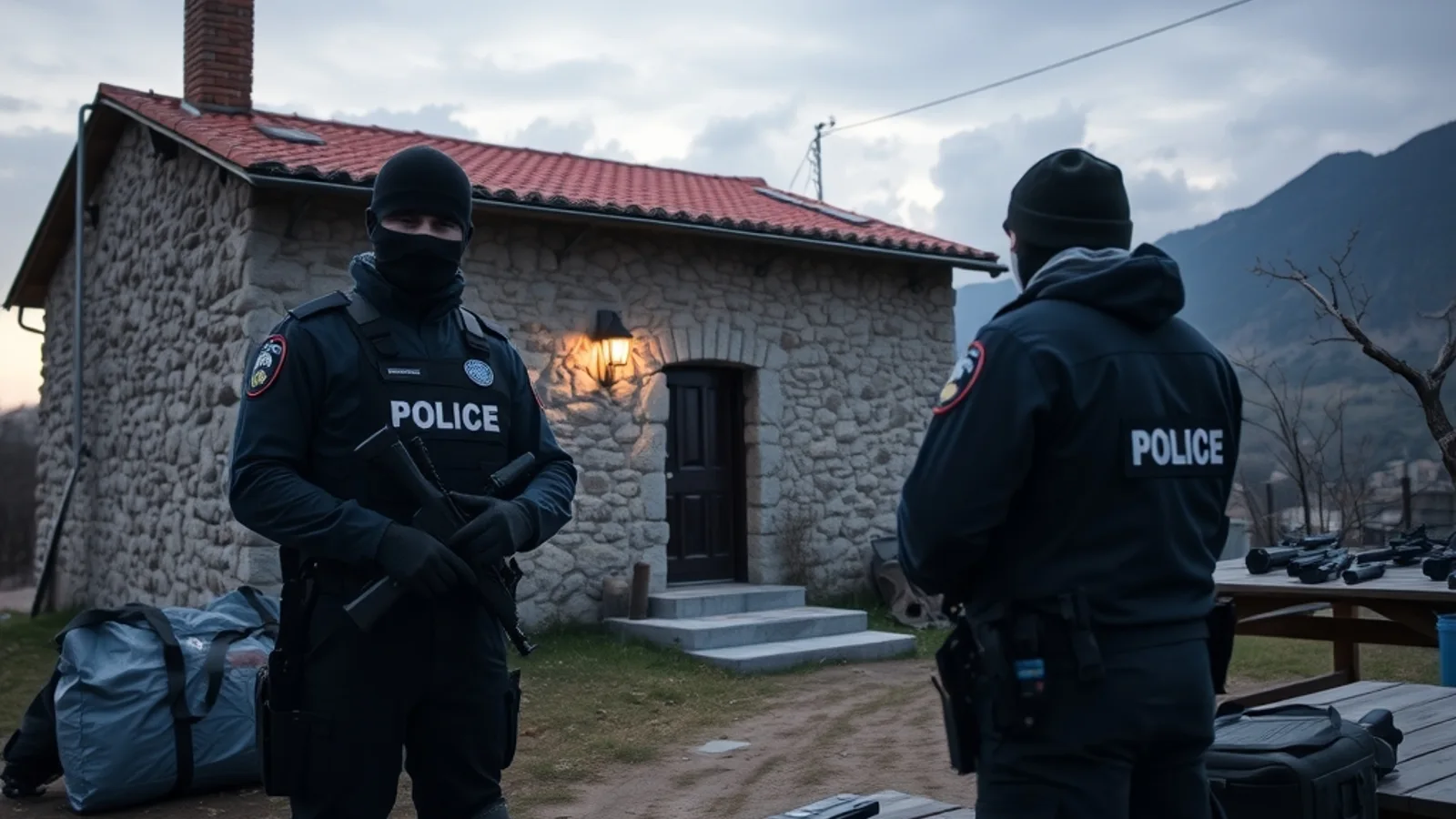 Policijska akcija pretresa u seoskom domaćinstvu na severu Kosova